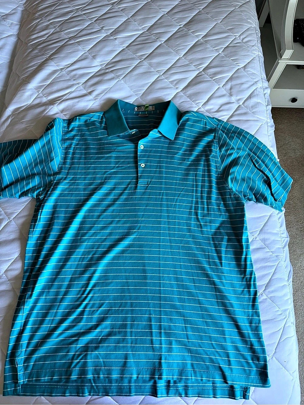 Martin Men's Striped Polo Size Medium Like New